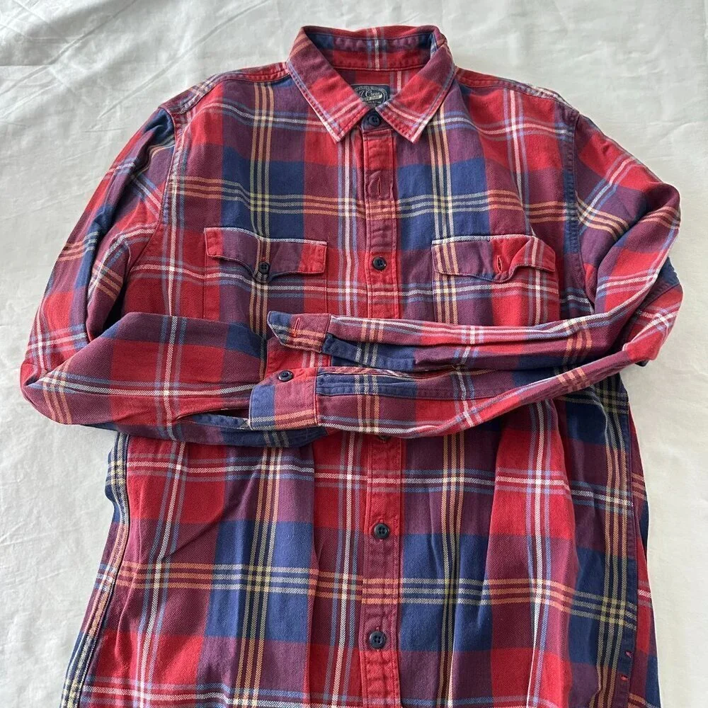 JCrew Flannel Long Sleeve Button Down
